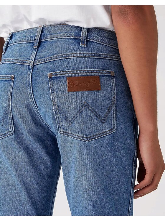 Wrangler Wrangler Jeansy Larston Niebieski Slim Fit