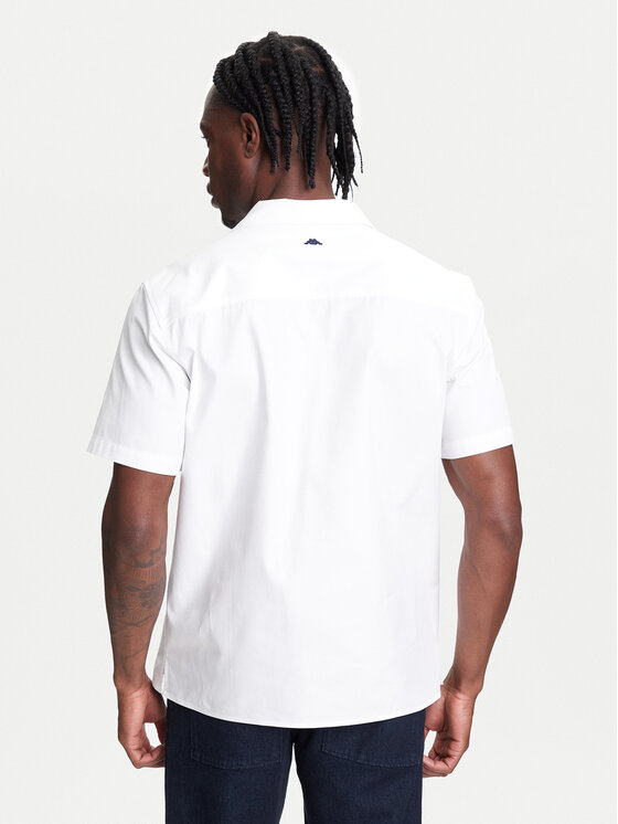 Robe di Kappa Robe di Kappa Cămașă Robe Giovani Aousja 631372W Alb Regular Fit