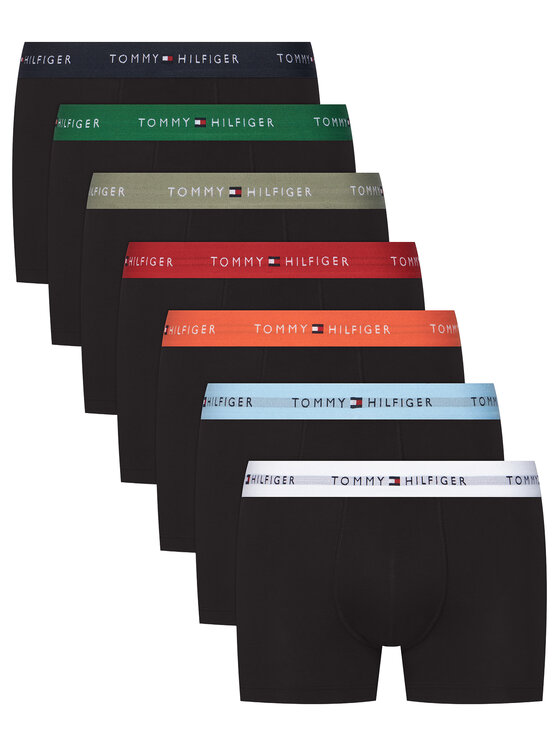 Tommy Hilfiger Komplet 7 par bokserek UM0UM03385 Czarny