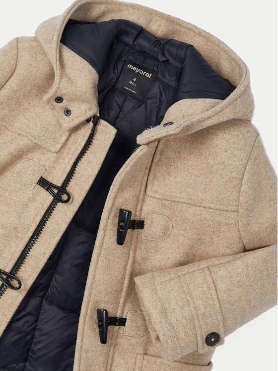 Mayoral Mayoral Cappotto di transizione 4472 Marrone Regular Fit