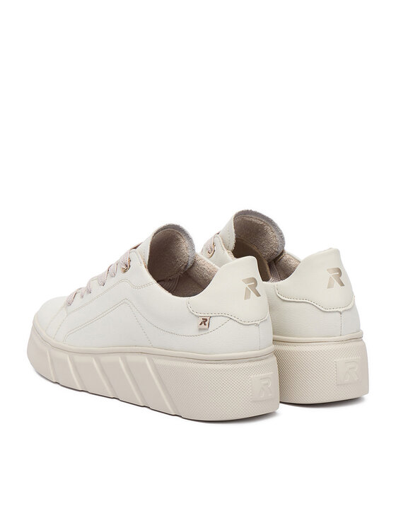 Rieker Rieker Sneakersy W2601-82 Bílá