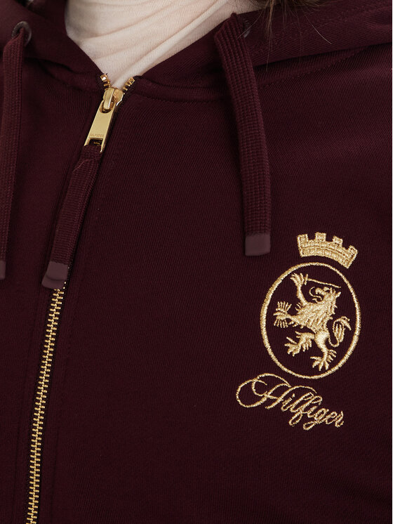 Tommy Hilfiger Tommy Hilfiger Bluză WW0WW46126 Vișiniu Regular Fit