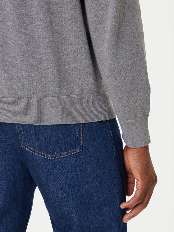 Calvin Klein Jeans Calvin Klein Jeans Sweter LV04RC309G Szary Regular Fit