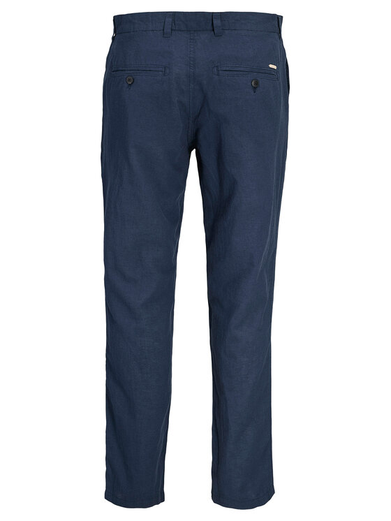 Jack & Jones Jack & Jones Chino hlače Stace 12248604 Mornarsko modra Tapered Fit