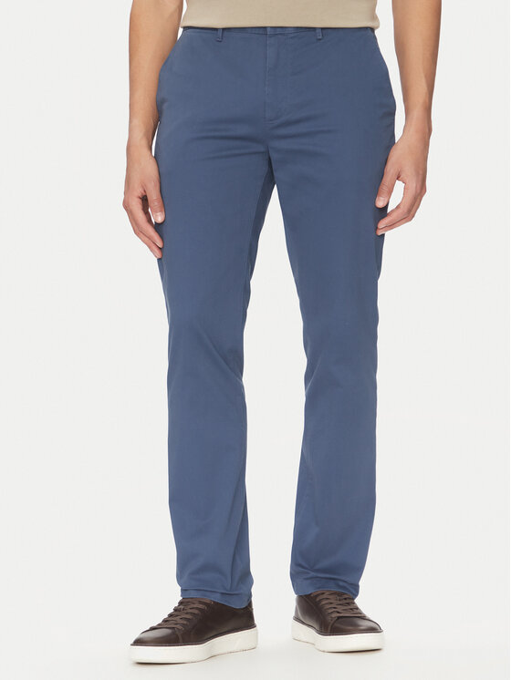 Tommy Hilfiger Chino nohavice Denton MW0MW37873 Modrá Slim Fit