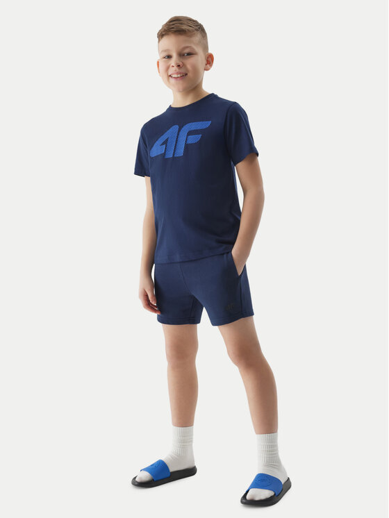4F 4F Спортивні шорти 4FJWSS24TSHOM272 Cиній Regular Fit