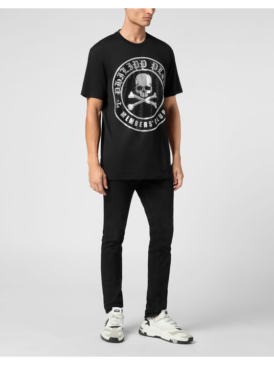 PHILIPP PLEIN PHILIPP PLEIN Tričko 14791 Čierna Regular Fit