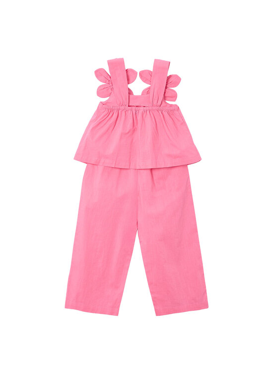 Mayoral Mayoral Completo top e pantaloni 3596 Rosa Regular Fit