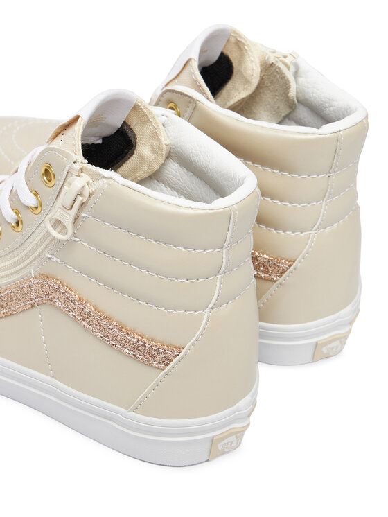 Vans Vans Sneakersy SK8-Hi Reissue Side Zip VN000CYPDJR1 Kremowy