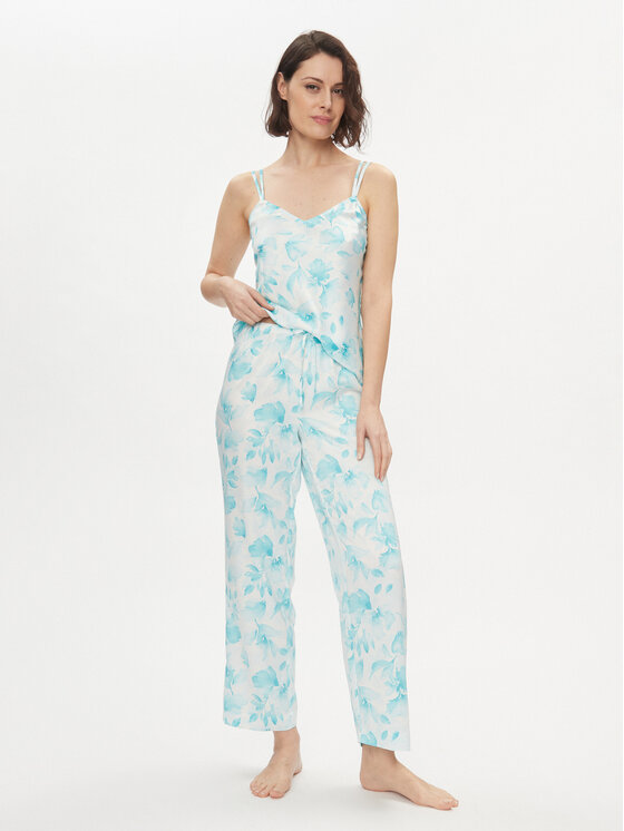 Lauren Ralph Lauren Pijama ILN72318 Albastru Regular Fit
