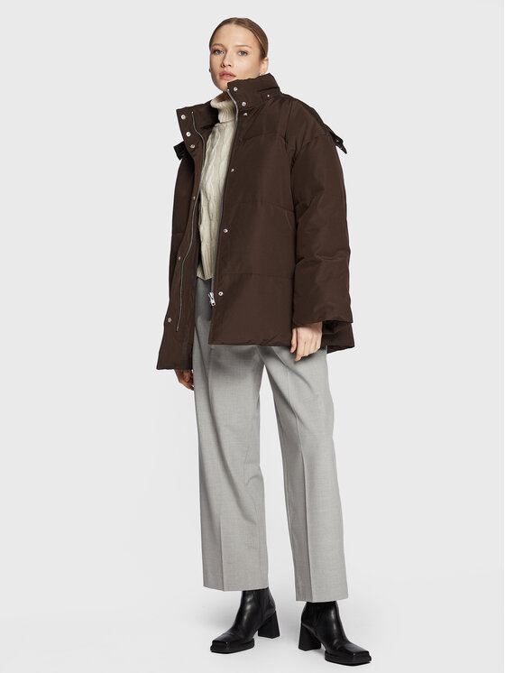 Samsøe Samsøe Samsøe Samsøe Zimska jakna Hana F22300136 Rjava Relaxed Fit