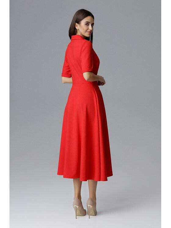 FIGL FIGLFIGL Vestito M632 Rosso Regular Fit