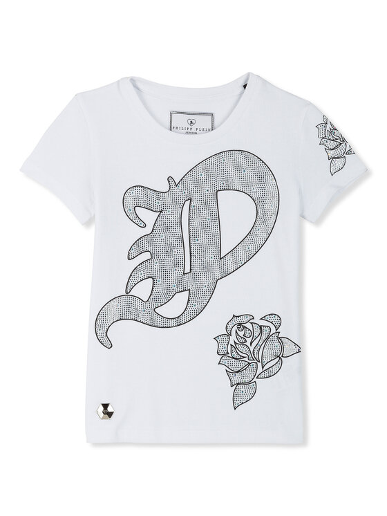 PHILIPP PLEIN PHILIPP PLEIN T-shirt 30290 Bianco Regular Fit