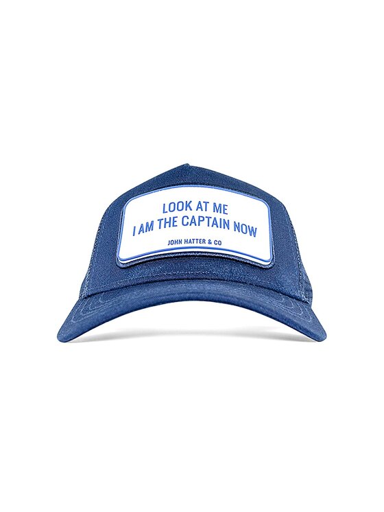John Hatter & Co John Hatter & Co Czapka z daszkiem Look At Me I Am The Captain Now | Rubber Granatowy
