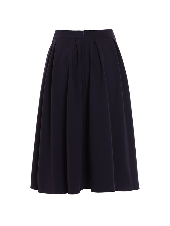 NIFE NIFE Midi sukňa SP93 Tmavomodrá Regular Fit