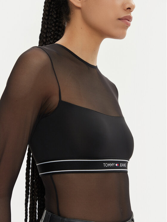 Tommy Hilfiger Tommy Hilfiger Body UW0UW05135 Negru Slim Fit