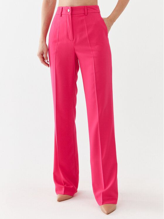 Guess Chino hlače W3YB11 WFKY2 Roza Regular Fit