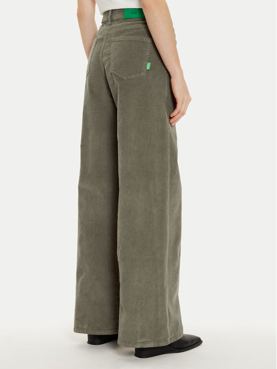 United Colors Of Benetton United Colors Of Benetton Jeans hlače 41ULDE029 Khaki Wide Fit