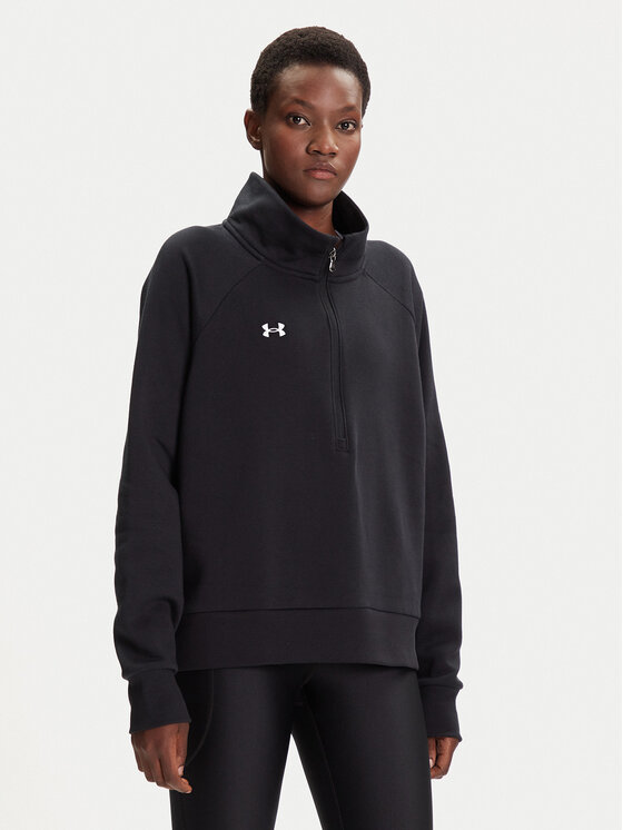 Under Armour Under Armour Μπλούζα Ua Rival Fleece Hz 1379492-001 Μαύρο Loose Fit