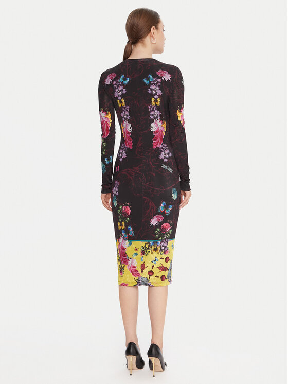 Versace Jeans Couture Versace Jeans Couture Igapäevane kleit 79HAO9P0 JS491 Must Slim Fit