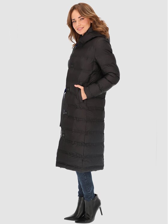 Perso Perso Kurtka damska BLH231010F Czarny Regular Fit