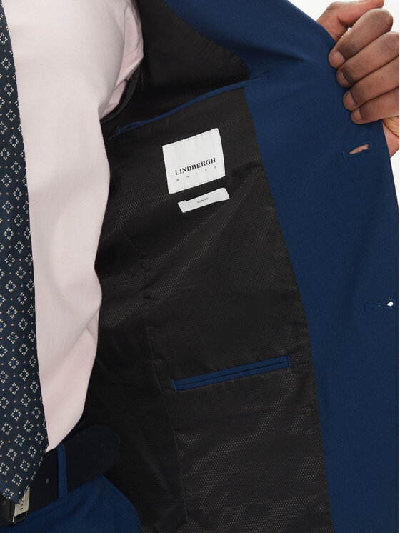Lindbergh Lindbergh Costum 30-61040 Albastru Slim Fit