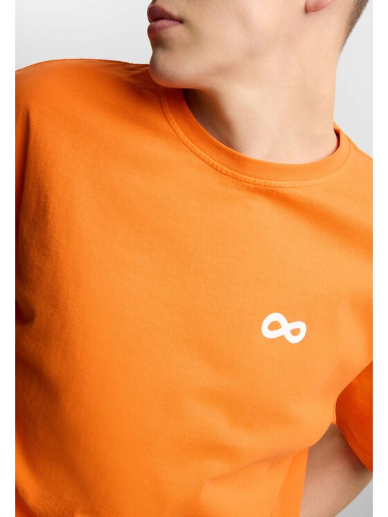 PROSTO. PROSTO. T-Shirt Infinity D Pomarańczowy Oversize