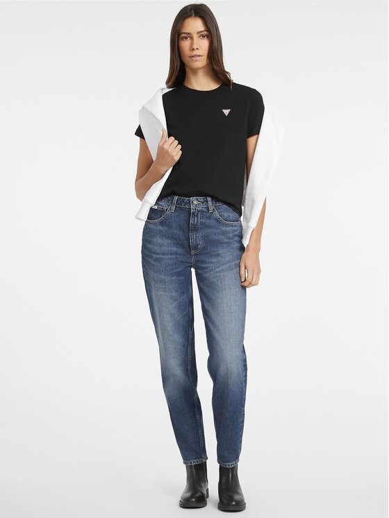 Guess Jeans Guess Jeans T-shirt 165653 Nero Classic Fit