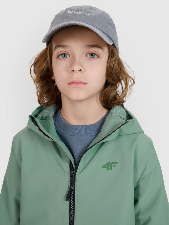 4F 4F Giacca di transizione 4FJWSS25TTJAU0741-41S Verde Regular Fit