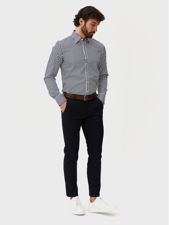 Evenemen Evenemen Koszula Capri Granatowy Slim Fit