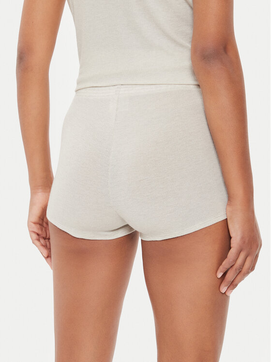 American Vintage American Vintage Шорти от плат Wepy WEP00AE24 Екрю Regular Fit