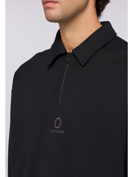 Trussardi Trussardi Felpa G8018000020N033 Nero Regular Fit