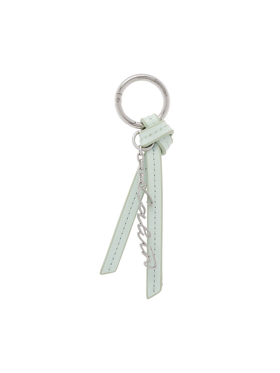 Calvin Klein Calvin Klein Portachiavi Sm Script Lthr Tassle Bag Charm LV04F1196G Bianco