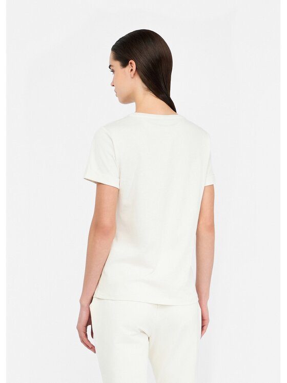 Liu Jo Liu Jo T-shirt TF5163JS923M9807 Bianco Regular Fit
