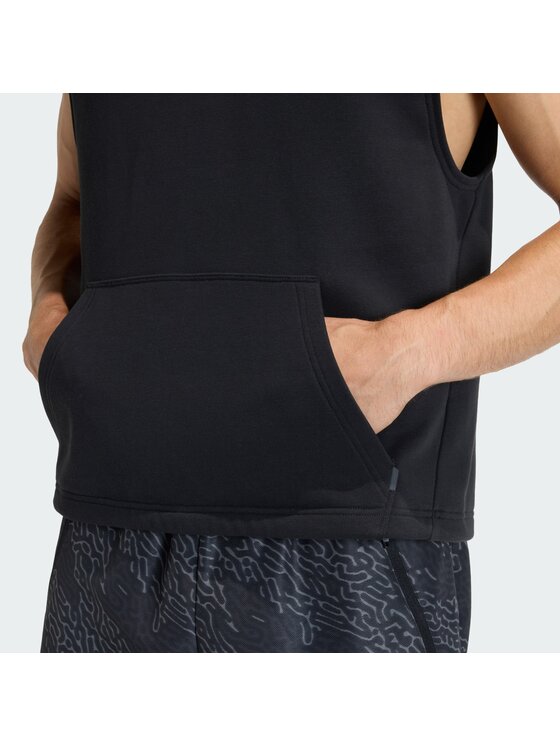 adidas adidas Суитшърт от техническо трико Power Workout KA1201 Черен Regular Fit