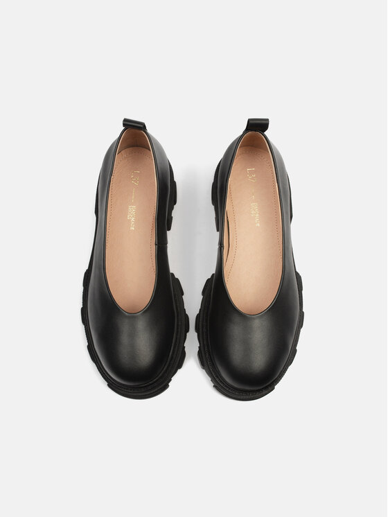 L37 L37 Baleriny STRAIGHT UP Czarny