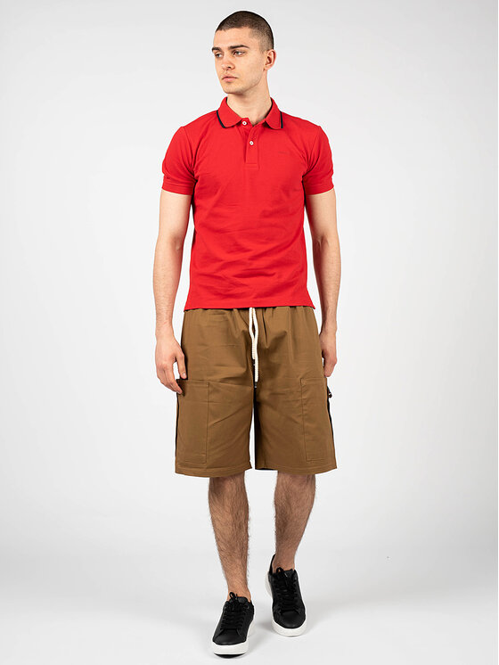 Geox Geox Polo M2510Q T2649 | Sustainable Czerwony Regular Fit