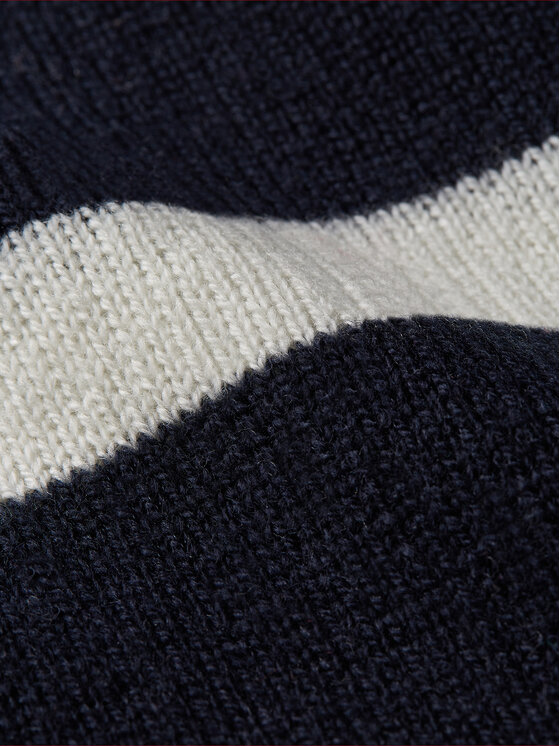 Tommy Hilfiger Tommy Hilfiger Sukienka dzianinowa WW0WW39931 Granatowy Relaxed Fit