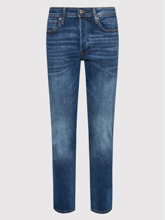 Jack&Jones Jack&Jones Дънки Tim Original 12146384 Тъмносин Slim Fit