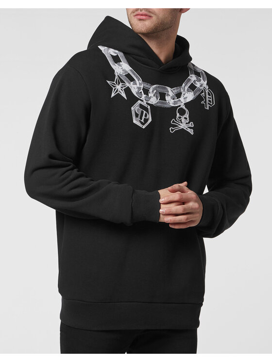 PHILIPP PLEIN PHILIPP PLEIN Felpa 635 Nero Regular Fit