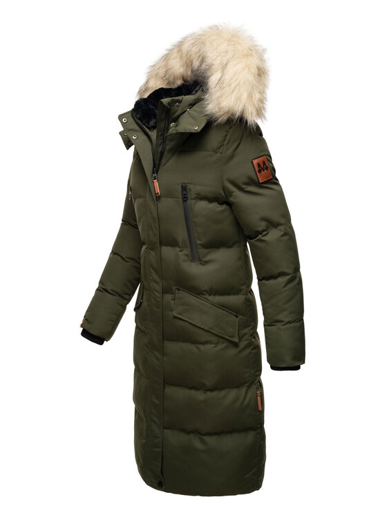 Marikoo Marikoo Kurtka zimowa Schneesternchen Zielony Regular Fit