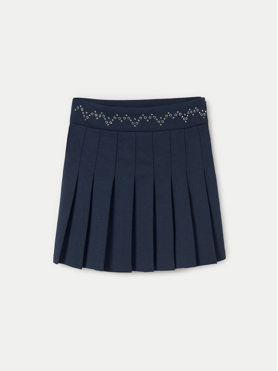 Mayoral Mayoral Fustă plisată 7974 Bleumarin Regular Fit