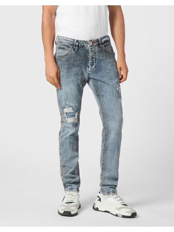 PHILIPP PLEIN PHILIPP PLEIN Jeans 22163 Grigio Straight Leg