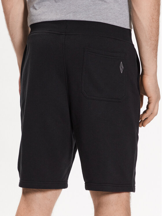 Skechers Skechers Szorty sportowe Skechers Explore Short Czarny Regular Fit