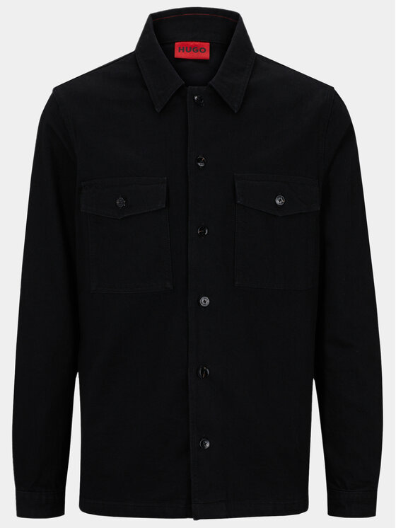 Hugo Jeansjacke Enalu 50500622 Schwarz Oversize | Modivo.de