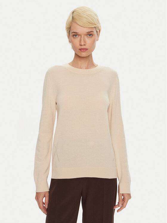 Női Sweater BOSS, Méret: M, Sárga, Feganasi 50492551