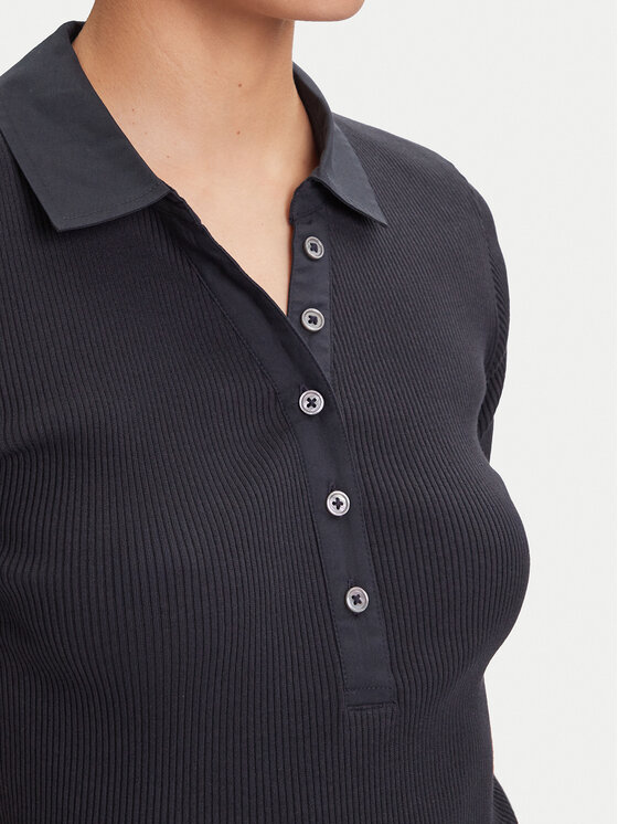 Marc O'Polo Marc O'Polo Polo 506 2156 53001 Granatowy Slim Fit