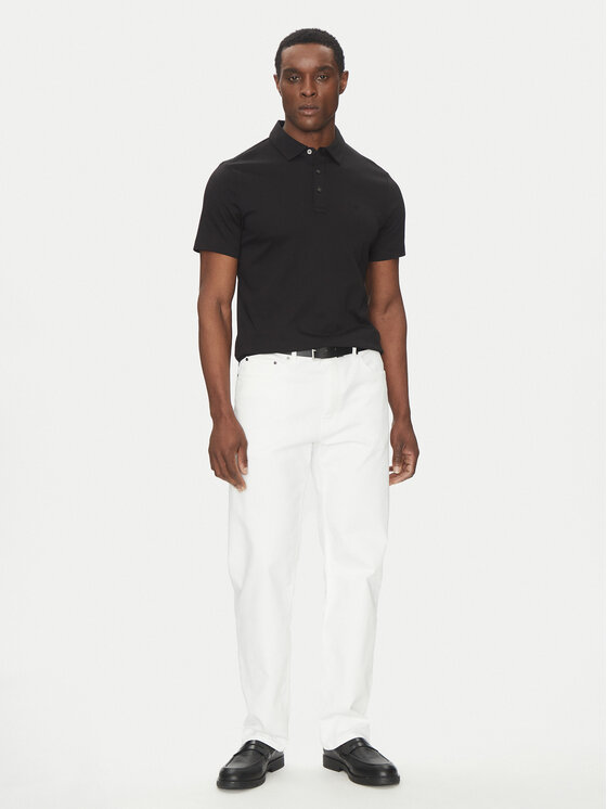 Michael Kors Michael Kors Polo CB95FGVC93 Czarny Regular Fit