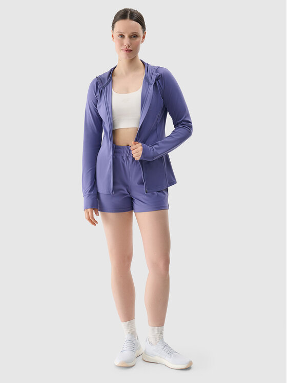 4F 4F Bluza techniczna 4FRSS25TFSWF467-62S Niebieski Regular Fit