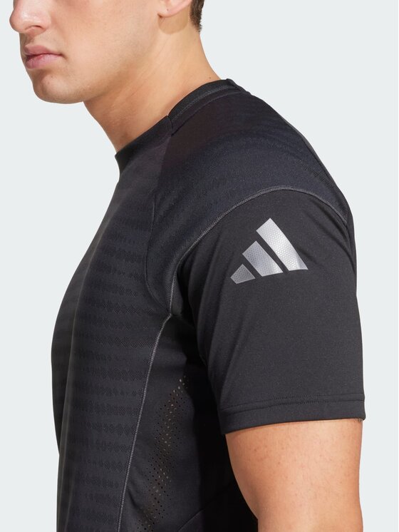 adidas adidas Koszulka techniczna 140229 Czarny Slim Fit